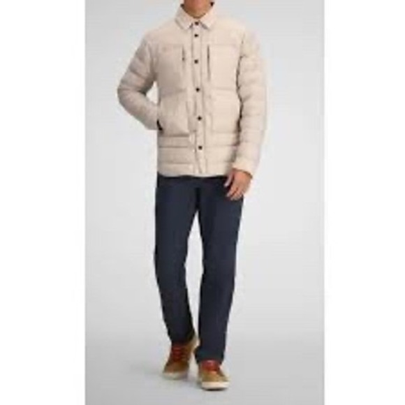 Obermeyer Men's Explorer Down Shirt Jacket Color Cement SMALL NWT